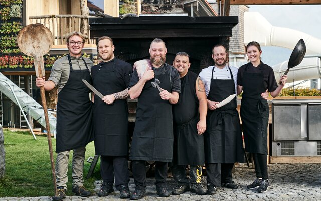 Küchenteam vom Kinderhotel Simmerl