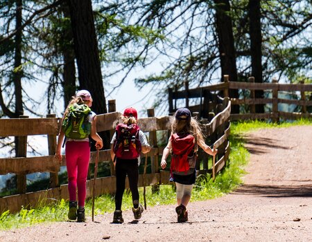 Kinder beim Wandern