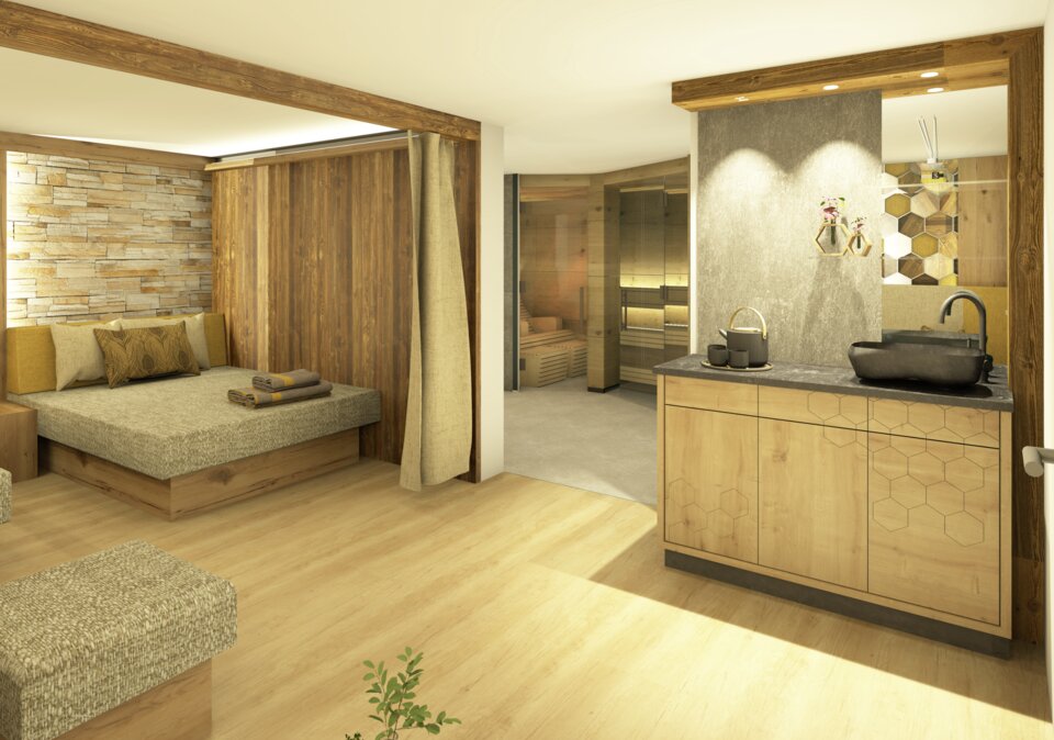 Rendering vom Private Spa Bereich
