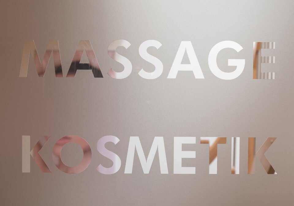 Massage- und Kosmetikbereich