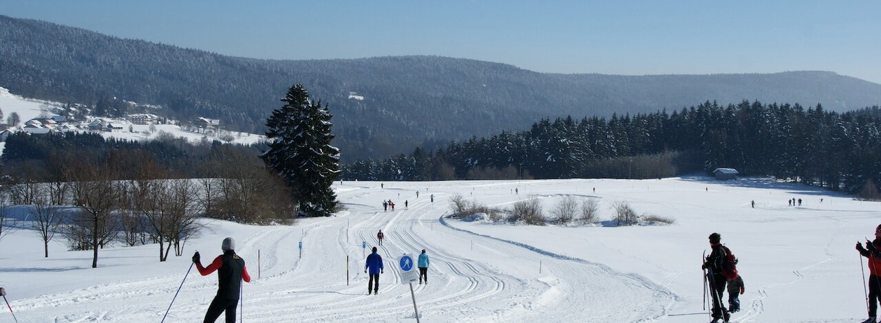 Langlaufen in zauberhafter Winterlandschaft